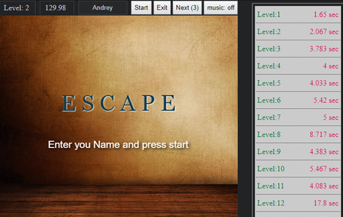 Игра Escape